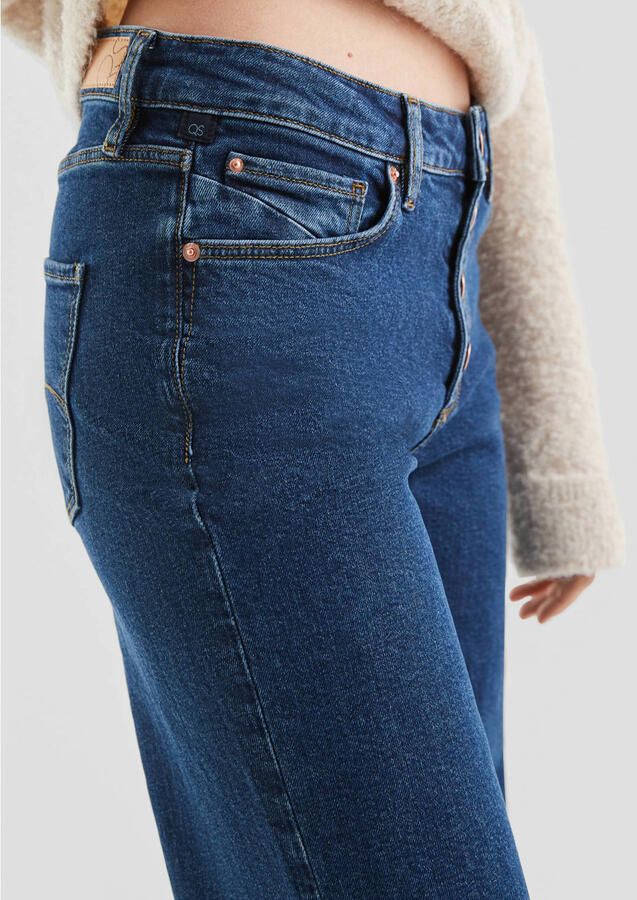 QS straight leg jeans dark blue denim - Foto 2