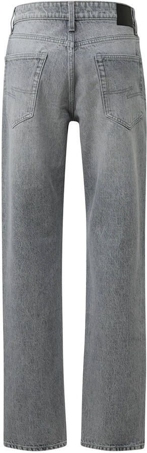QS straight leg regular fit jeans lichtgrijs - Foto 3