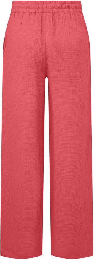 QS straight regular waist casual broek koraalrood - Foto 2