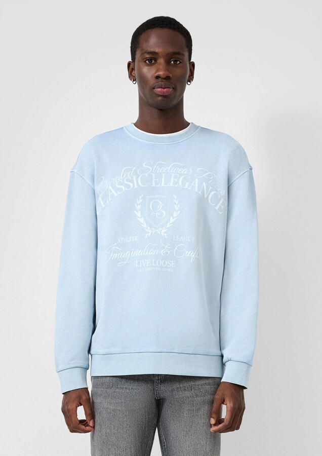 QS sweater lichtblauw