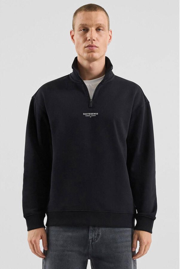 QS sweater zwart