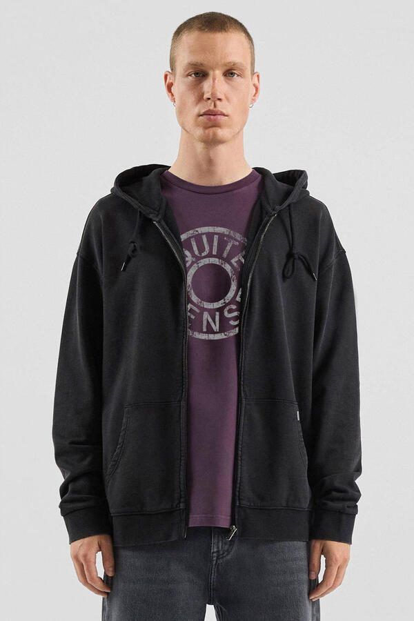 QS sweatvest zwart