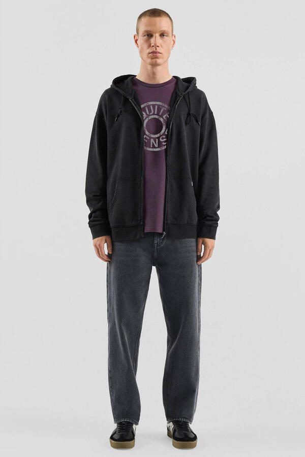 QS sweatvest zwart - Foto 2