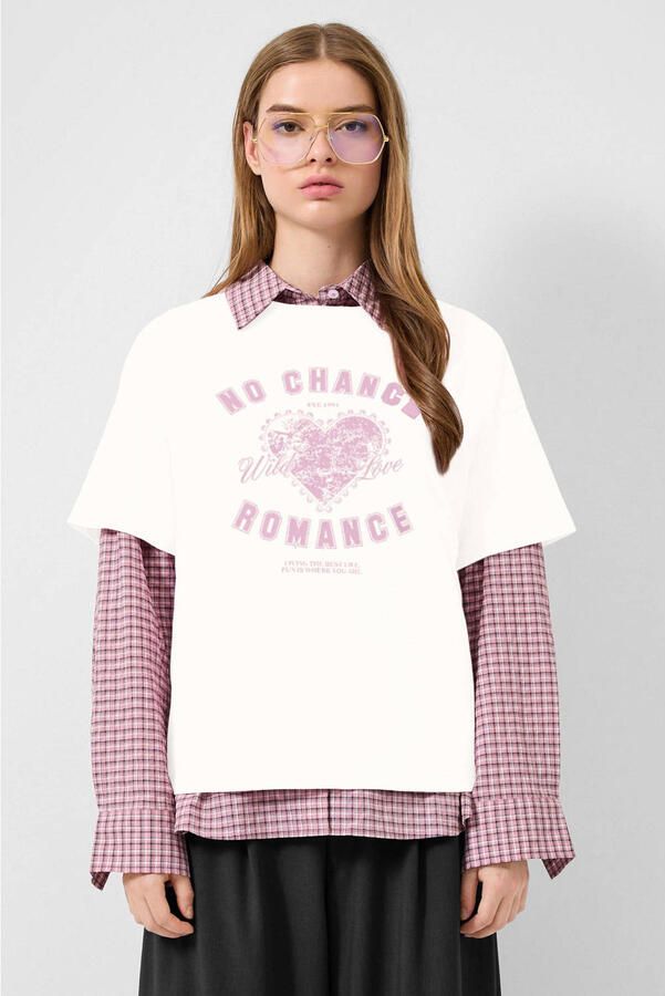 QS T-shirt ecru - Foto 3