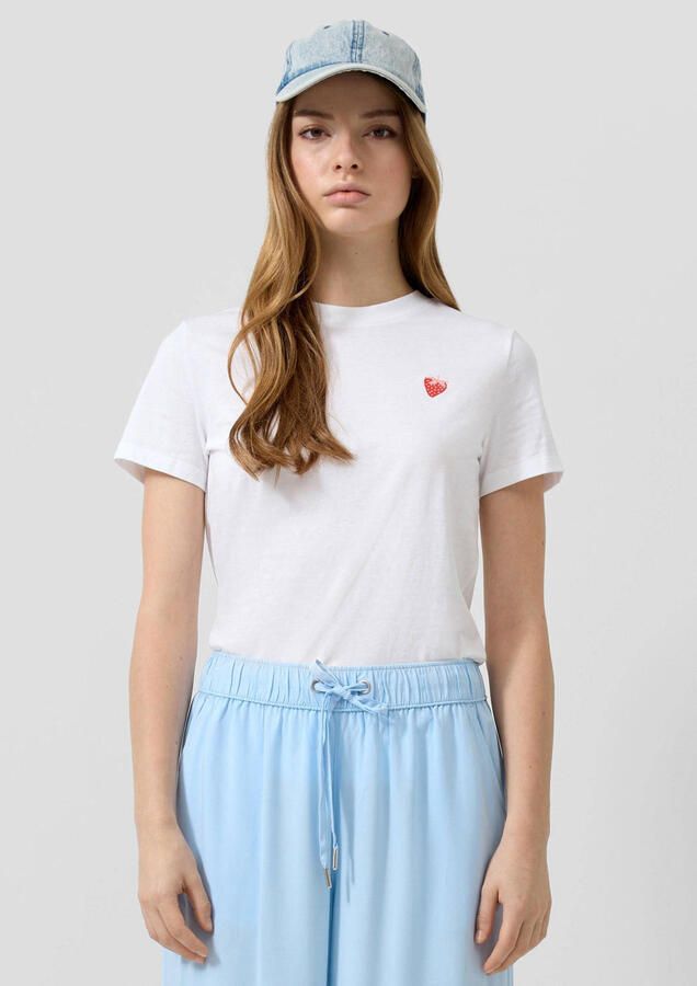 QS T-shirt wit