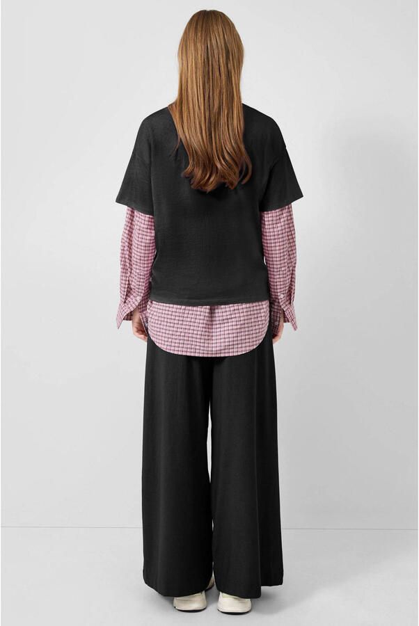 QS T-shirt zwart - Foto 2