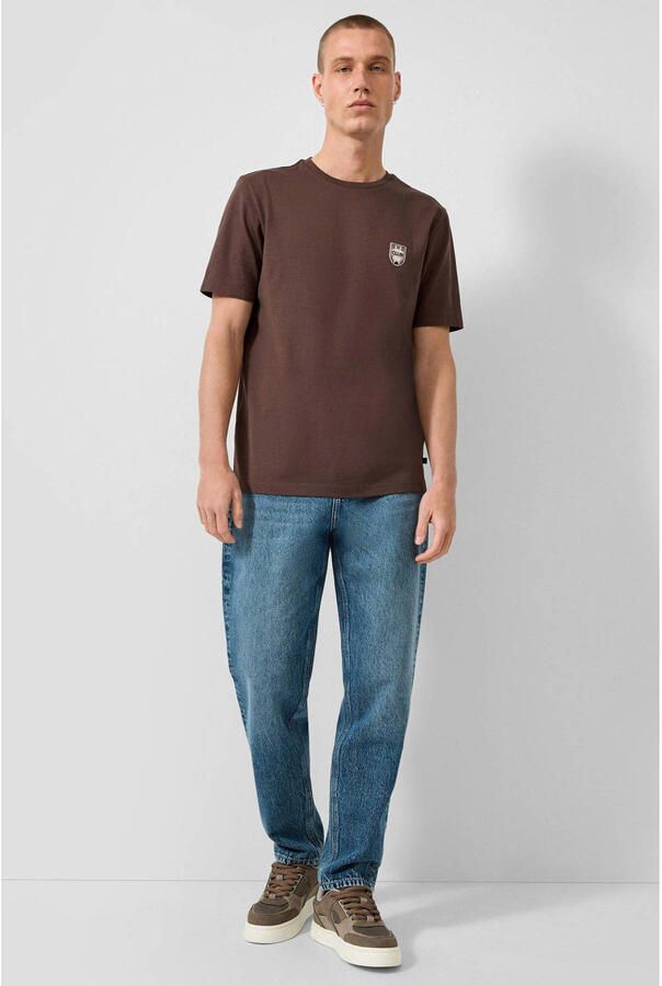 QS tapered jeans blauw - Foto 2