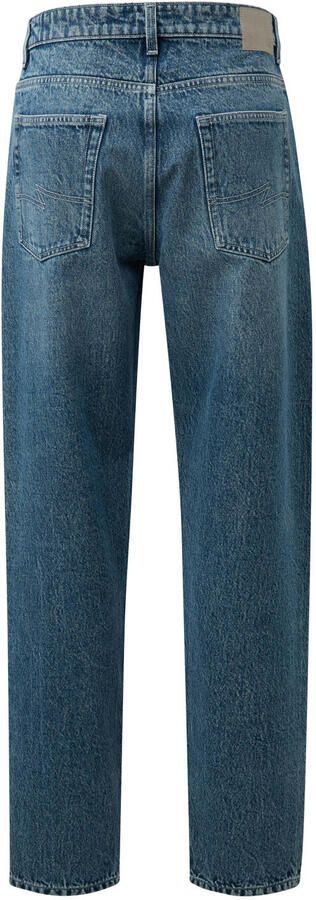 QS tapered jeans blauw - Foto 3