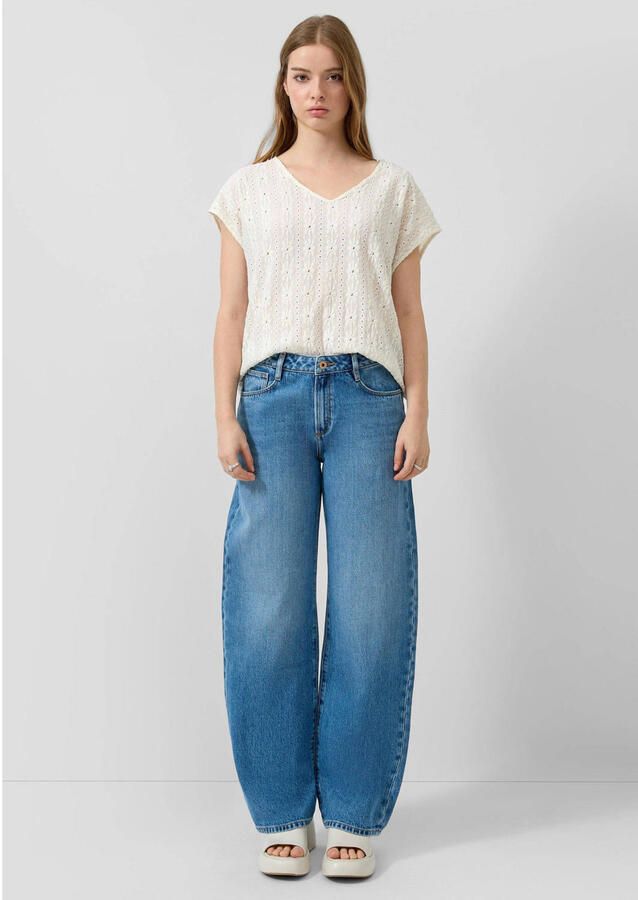 QS top broderie ecru - Foto 3