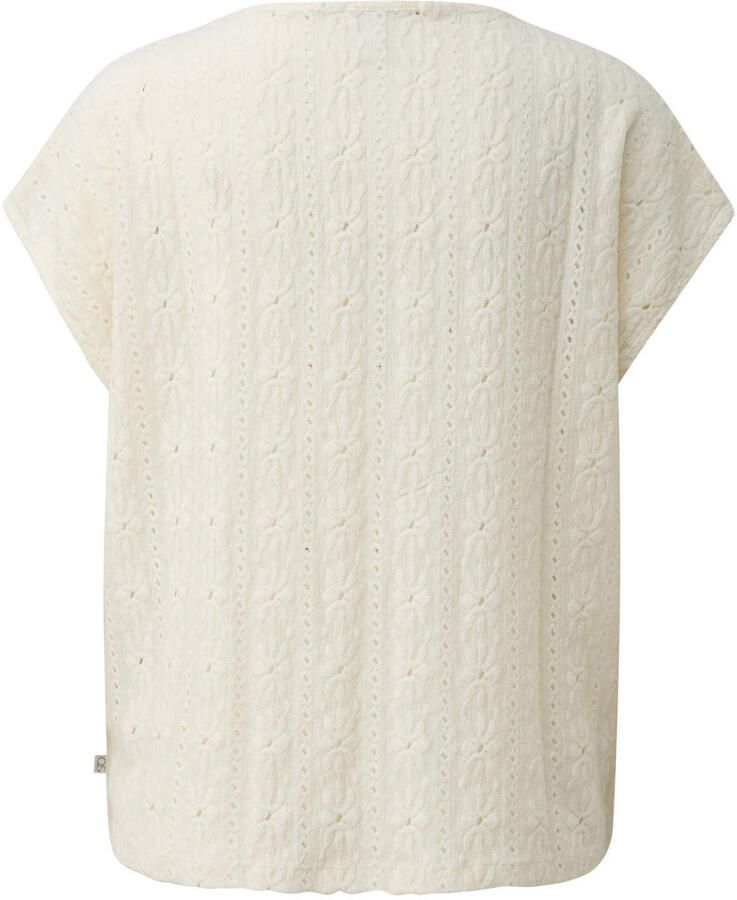 QS top broderie ecru - Foto 2