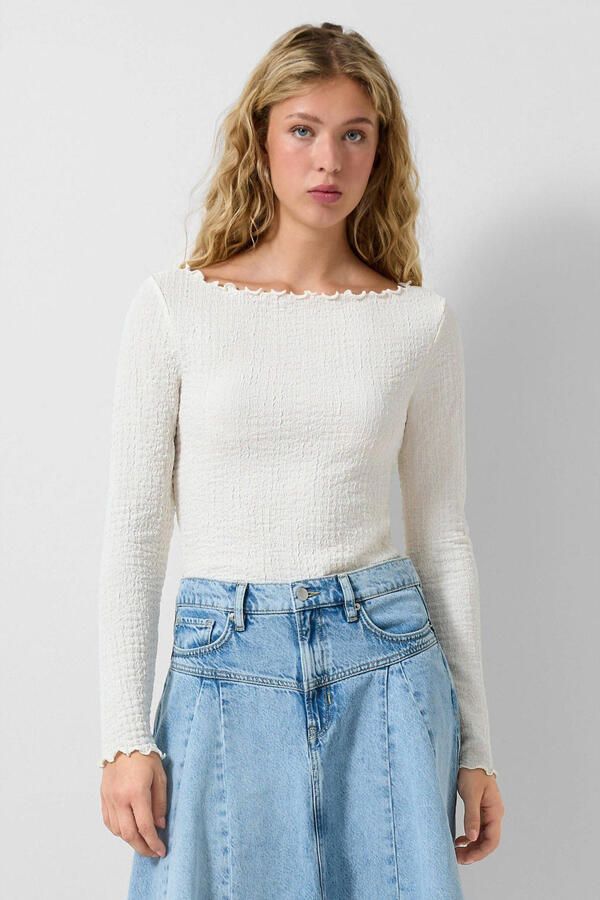 QS top ecru