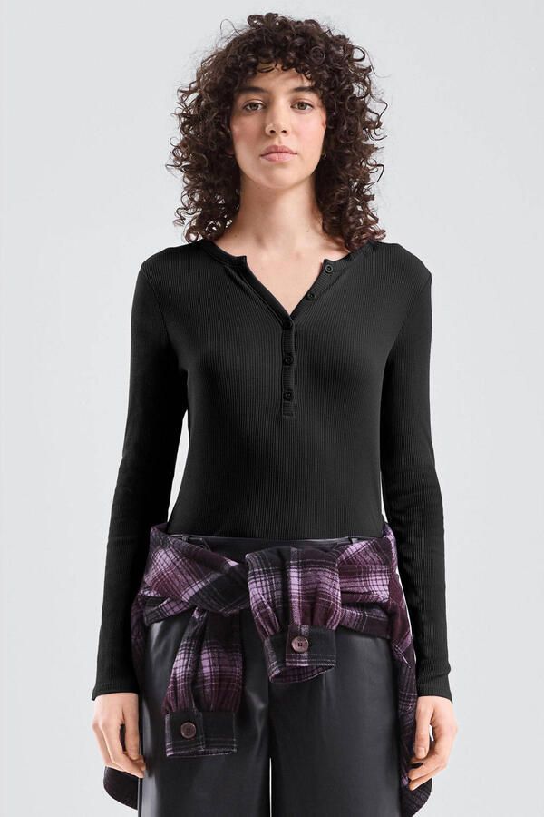 QS top zwart
