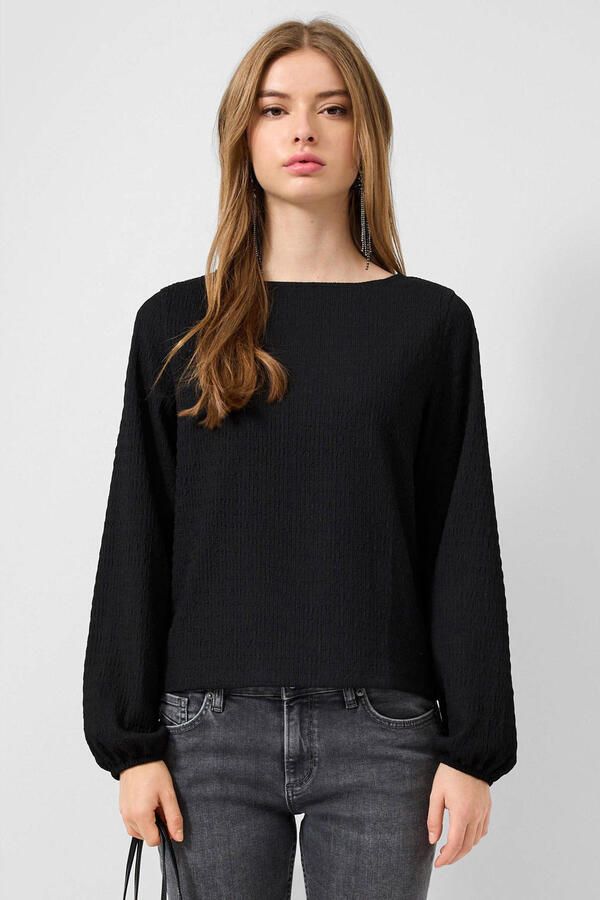 QS top zwart