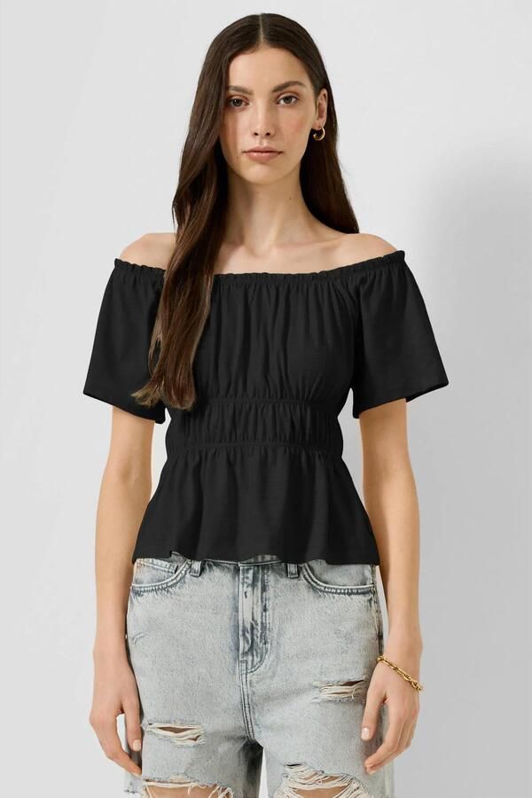 QS top zwart