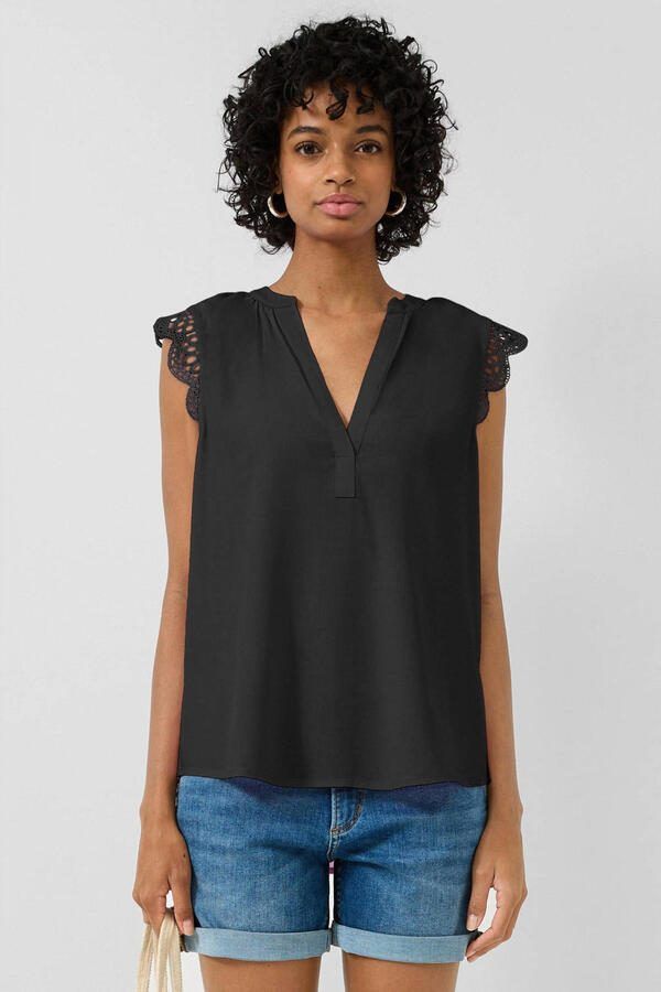 QS top zwart