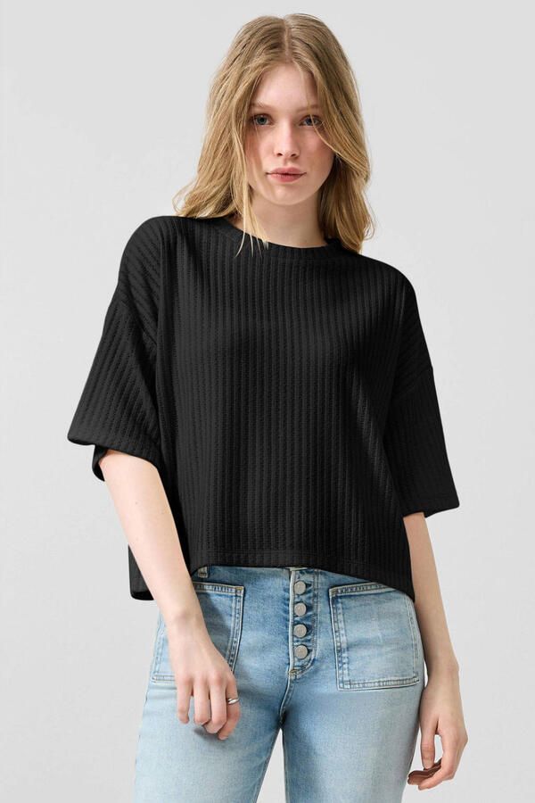 QS top zwart