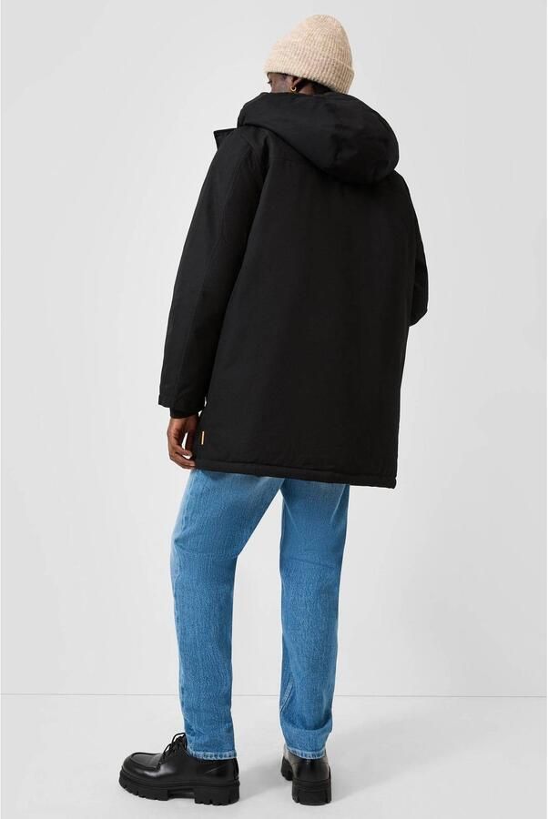 QS twill winterjas zwart - Foto 2