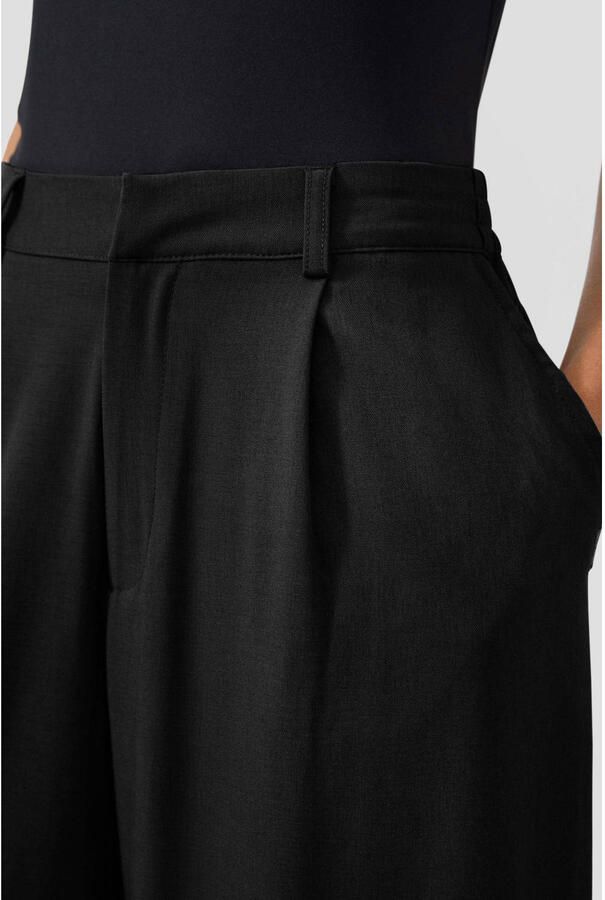 QS wide leg high waist palazzo broek zwart - Foto 2