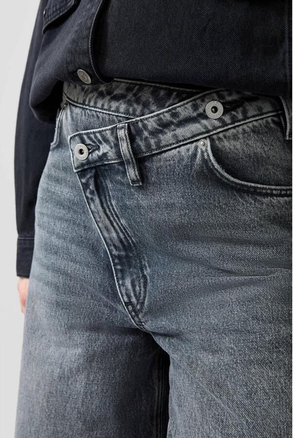 QS wide leg jeans grijs - Foto 2