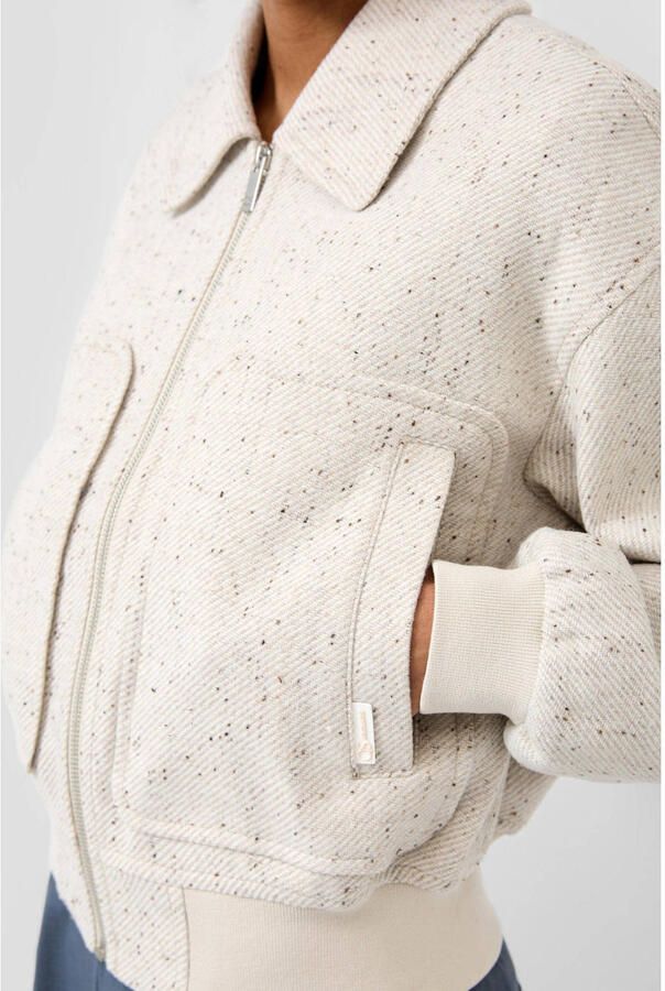 QS wollen baseball jacket ecru - Foto 3