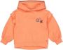 Quapi hoodie AMBER oranje Sweater Meisjes Katoen Capuchon Effen 110 116 - Thumbnail 1