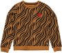Quapi Mini sweater Robel met dierenprint bruin zwart Dierenprint 158 164 - Thumbnail 1