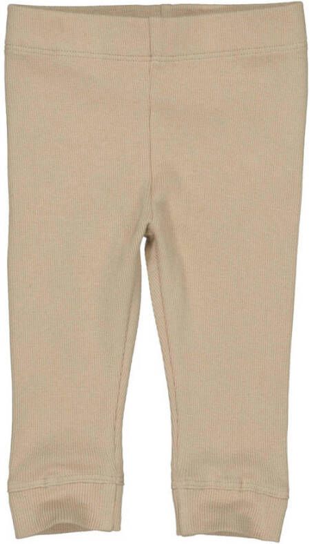 Quapi newborn baby regular fit broek Philou licht taupe