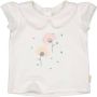Quapi baby T-shirt QSARRANB met printopdruk wit roze - Thumbnail 1