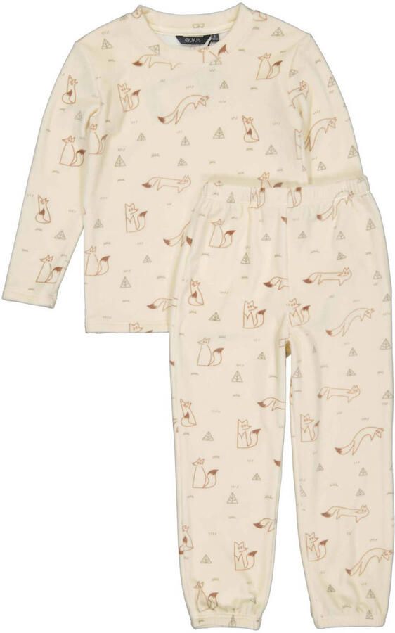 Quapi pyjamaset met all over print ecru