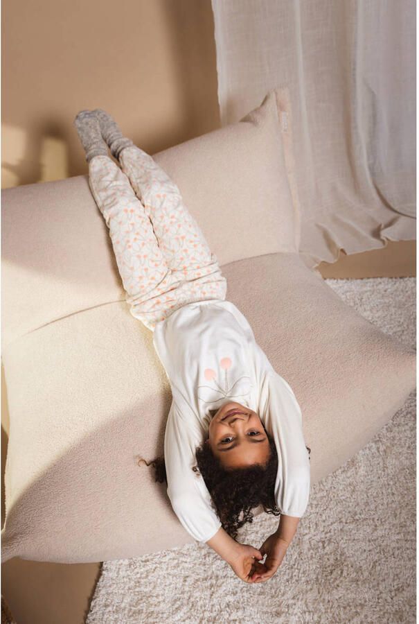 Quapi pyjamaset met all over print ecru oranje - Foto 2