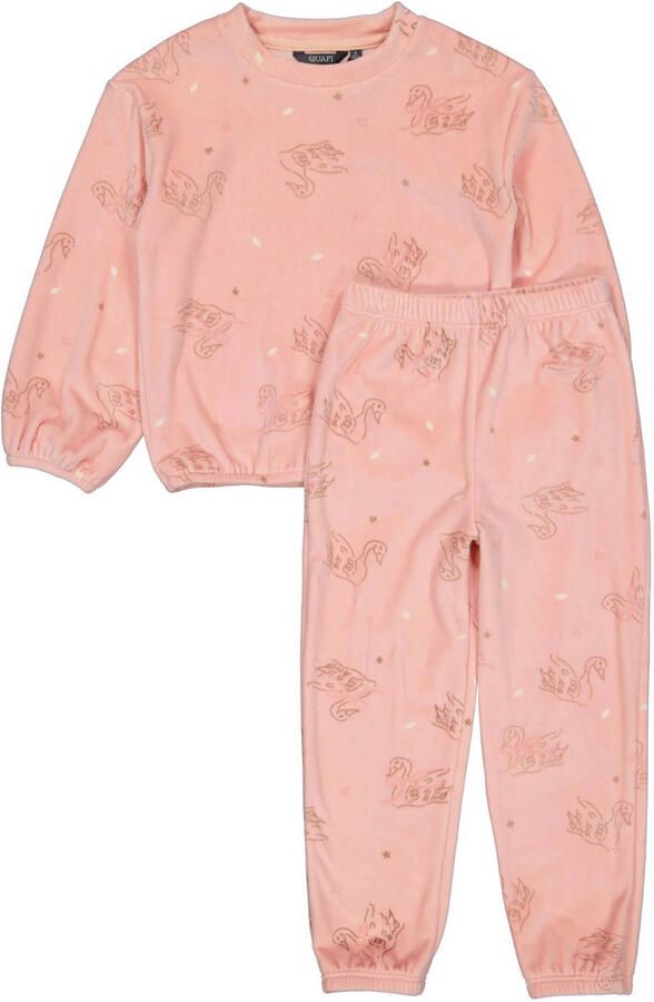 Quapi pyjamaset met all over print roze