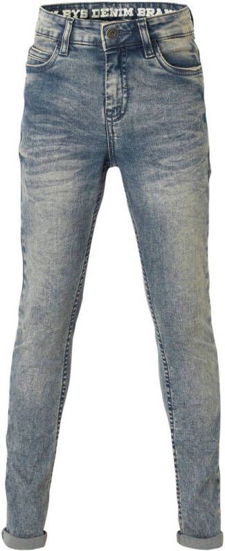 Quapi regular fit jeans Qjake light denim Blauw Jongens Stretchdenim Effen 116