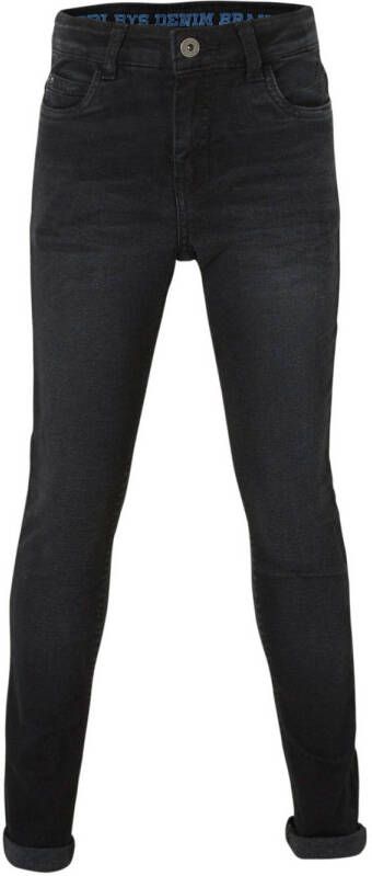 Quapi regular fit jeans Qjake zwart Jongens Stretchdenim 104