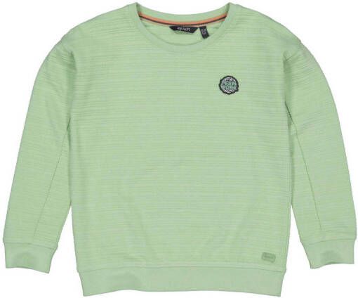 Quapi sweater ACE lichtgroen Effen 134 140 | Sweater van