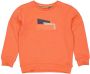 Quapi sweater met printopdruk oranje Printopdruk 110 116 - Thumbnail 1