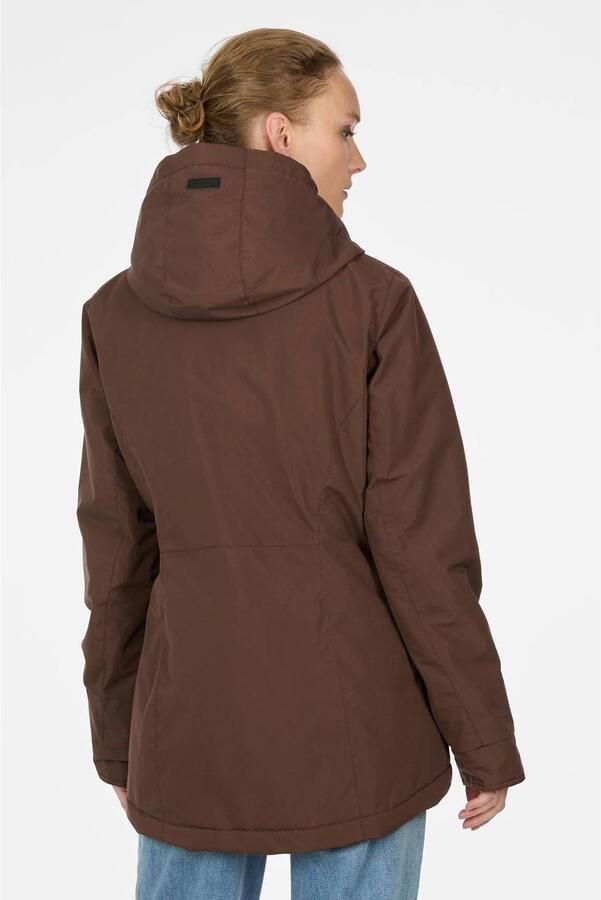 Ragwear gewatteerde jas donkerbruin - Foto 2