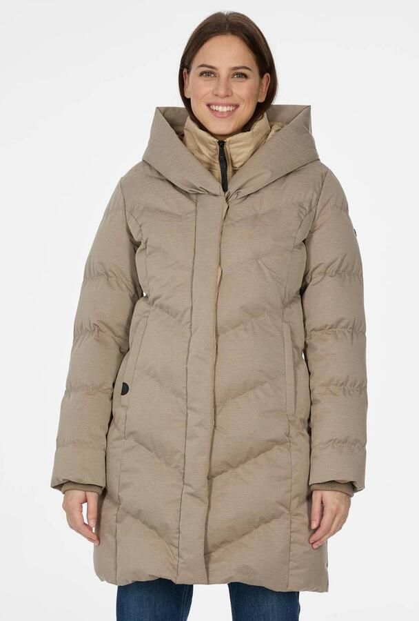 Ragwear gewatteerde winterjas zand