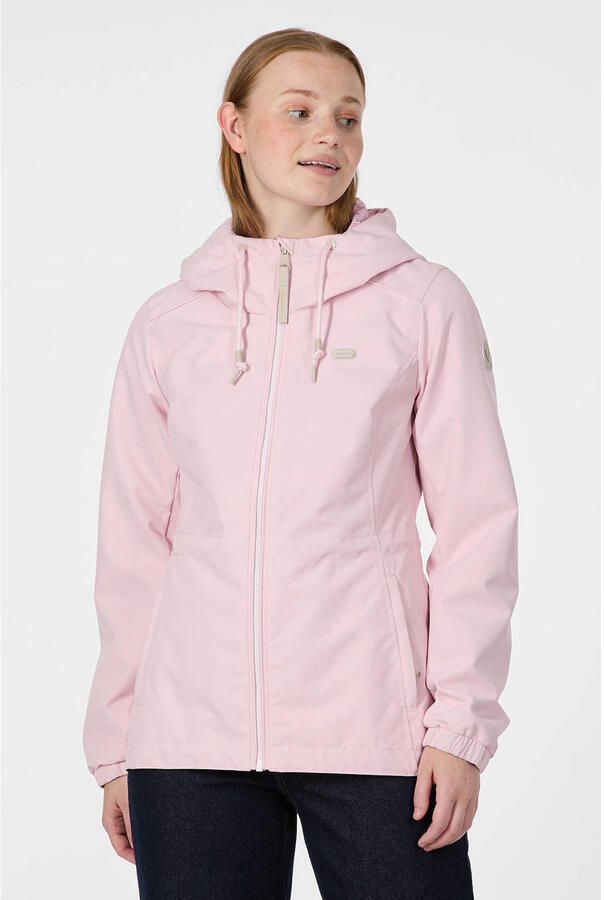Ragwear outdoor jas lichtroze