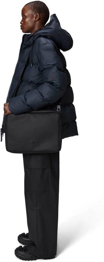 Rains 13 inch laptoptas W3 zwart - Foto 2