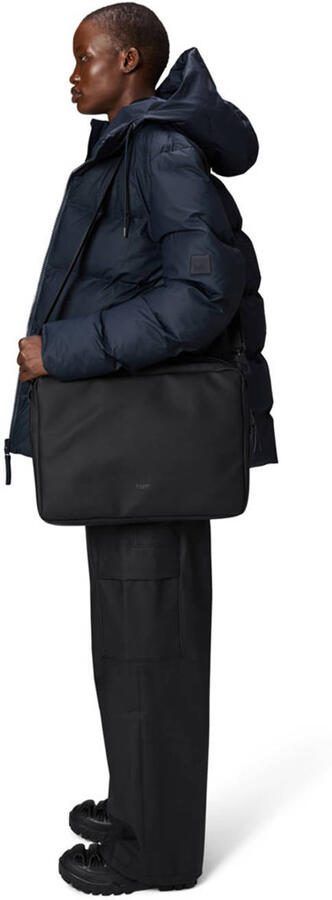 Rains 16 inch laptoptas W3 zwart - Foto 2