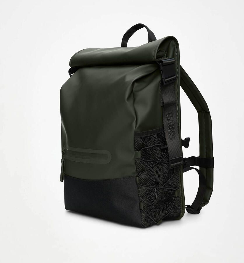 Rains rugzak Mountaineer Rolltop kaki - Foto 2