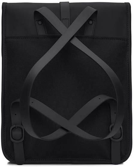 Rains Minimalistische Rugzak met Opvallende Klep Black Heren - Foto 2