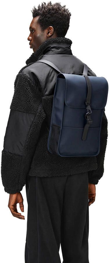 Rains Blauwe Waterdichte Rugzak voor Vrouwen Blue Heren