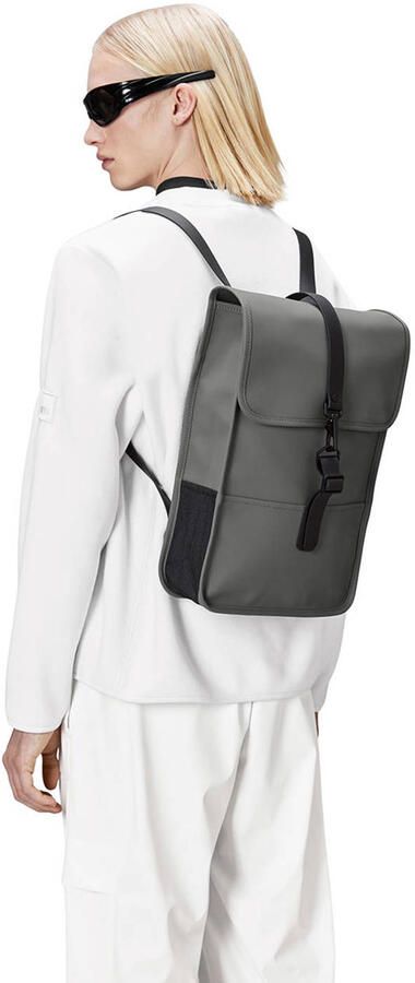 Rains Waterdichte Polyester Rugzak met Laptopvak Gray Unisex - Foto 2