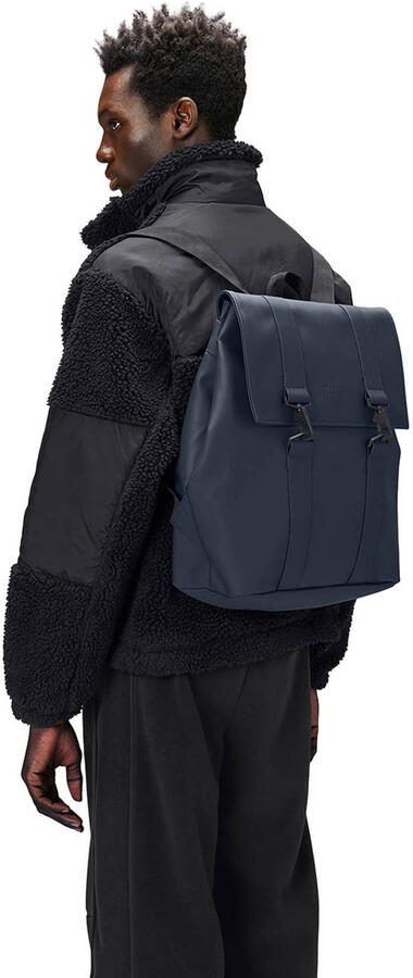 Rains Stijlvolle Rugzak Blue Unisex - Foto 3