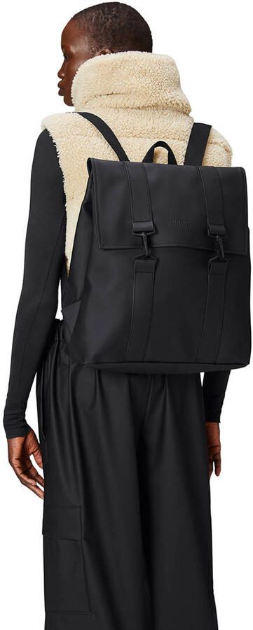 Rains Zwarte 13300 Msn Tas W3 01 Zwarte Tas Black Unisex - Foto 2