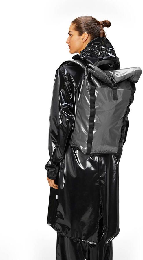 Rains rugzak Sibu Rolltop W3 grijs - Foto 2