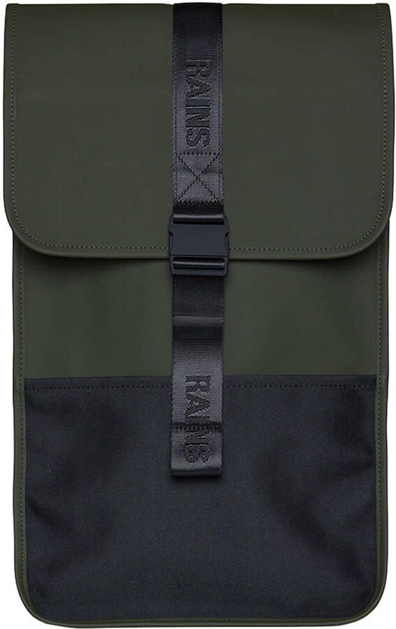 Rains Groene Synthetische Trail Rugzak Groen Unisex - Foto 3