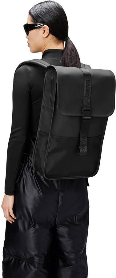 Rains Stijlvolle Zwarte Trail Rugzak Zwart Unisex - Foto 2