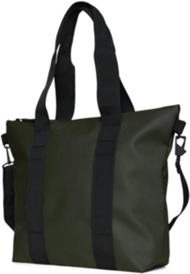 Rains Boodschappentas mini Tote Bag W3 Green Dames - Foto 2